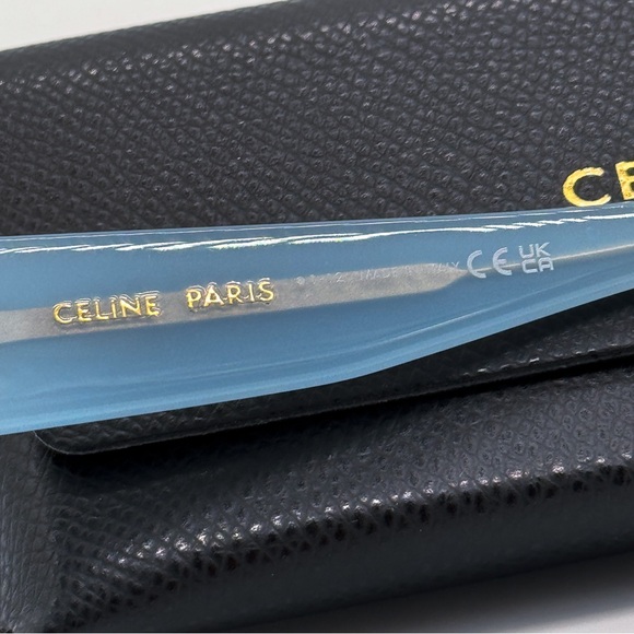NEW CELINE CL40236I 84A BUTTERFLY BLUE GREY WOMEN SUNGLASSES CELINE - Picture 9 of 10